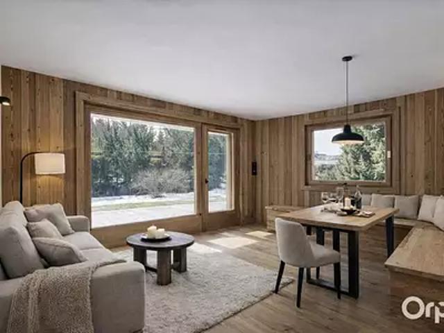 Megève 74120 Achat / Vente appartement 3 pièces t3 jardin terrasse