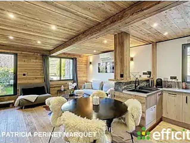 Megève 74120 Achat / Vente appartement 2 pièces t2 jardin cave