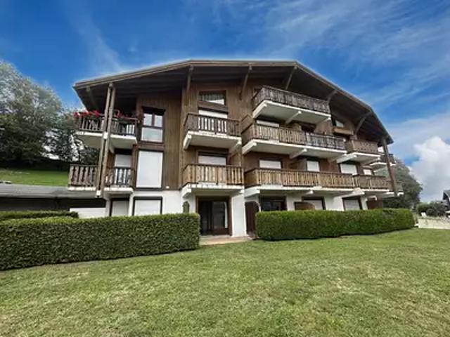 Megève 74120 Achat / Vente appartement 2 pièces t2 terrasse parking