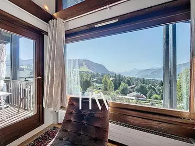Megève 74120 Achat / Vente appartement 5 pièces t5 au dernier étage balcon