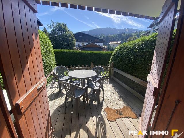 MEGEVE DEMI QUARTIER T2 REZ DE JARDIN