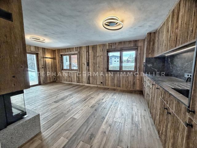 Megève Secteur Le Jaillet | Appartement 3 pièces avec jard