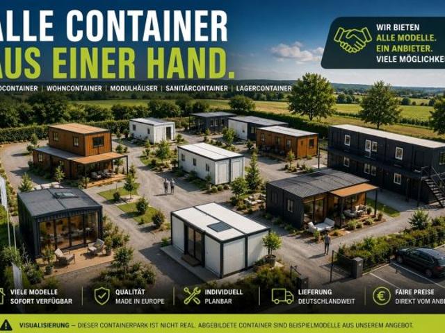 MEHR ALS NUR EIN CONTAINER. EIN ANBIETER. UNENDLICHE MÖGLICHKEITEN