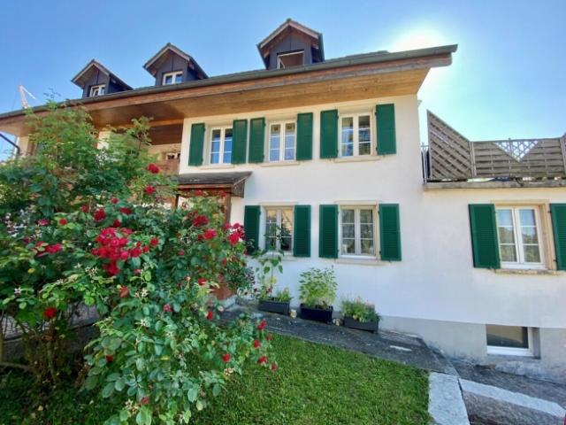Mehrfamilienhaus mit drei Wohnungen und grossem Umschwung