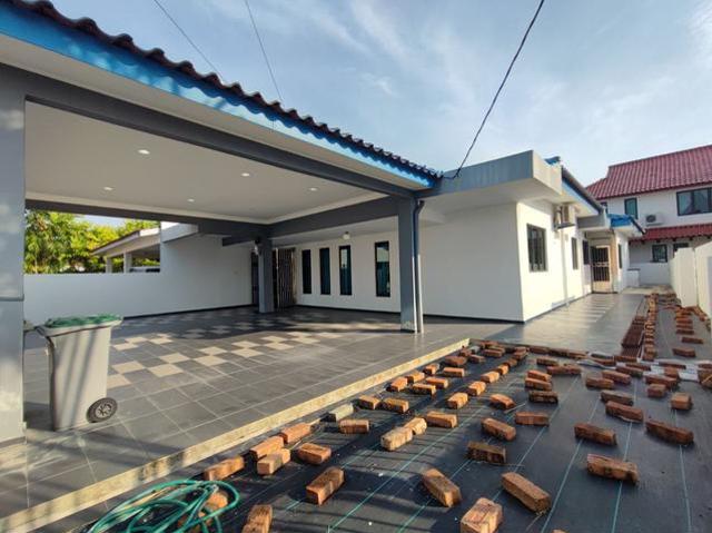 Melaka Ujong Pasir Fully Renovated Single Storey Semi D Freehold