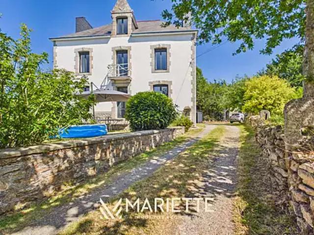 Melgven 29140 Achat / Vente maison 7 pièces t7 cave parking
