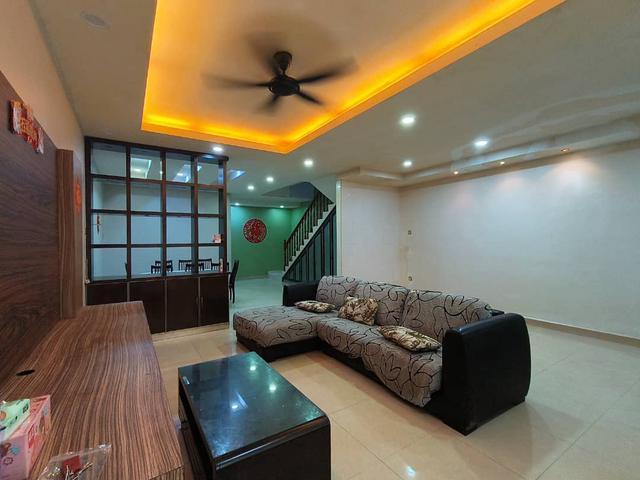 Meru Klang double storey house for sale non flood partly reno