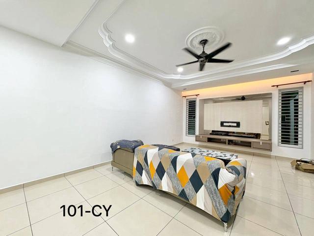 Meru Klang 2 Storey End Lot House 24x70 5R3B Partial Furnished Rent