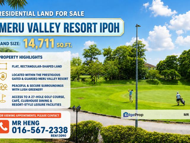 Meru Valley Resort Ipoh Residential Land