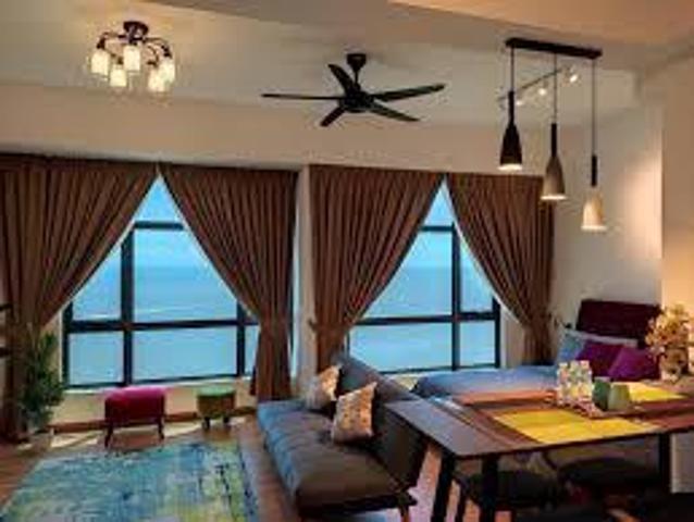 Merdeka PromoDirect acess to beachSeaviewFREE Fully furnished
