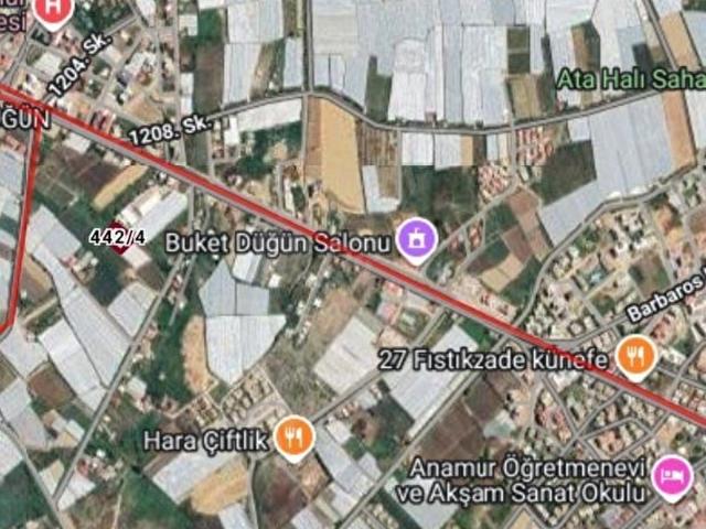 MERSİN ANAMUR YALIEVLERİNDE 3 KAT İMARLI SATILIK ARSA