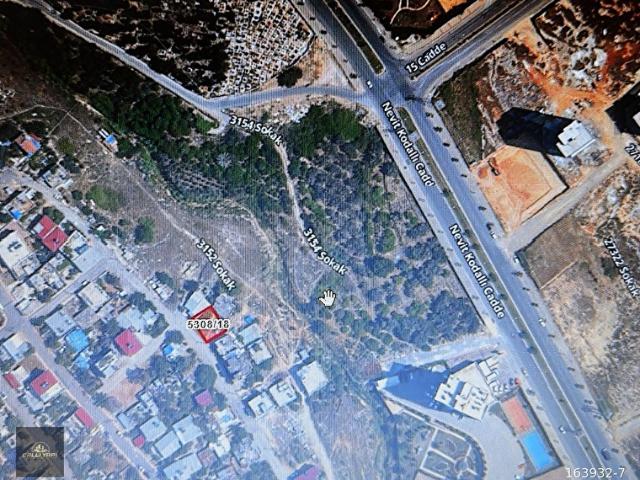 MERSİN YENİŞEHİR 15.CADDE PROJESİ ÜZERİNDE VİLLA İMARLI ARSA