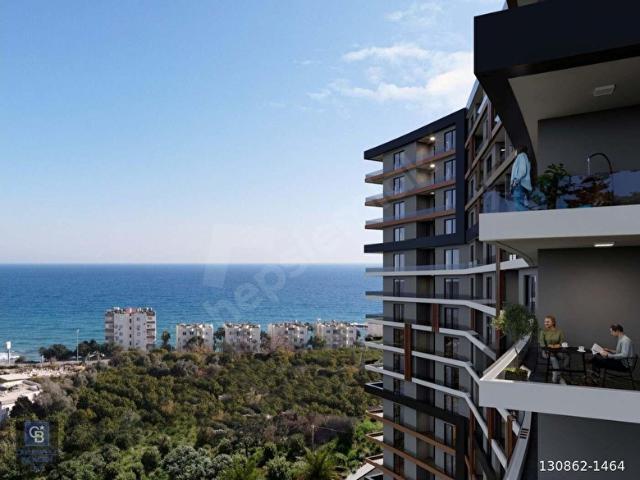 Mersin Ayaş Marka Proje Deniz Manzaralı Satılık 2+1 Yazlık Daire