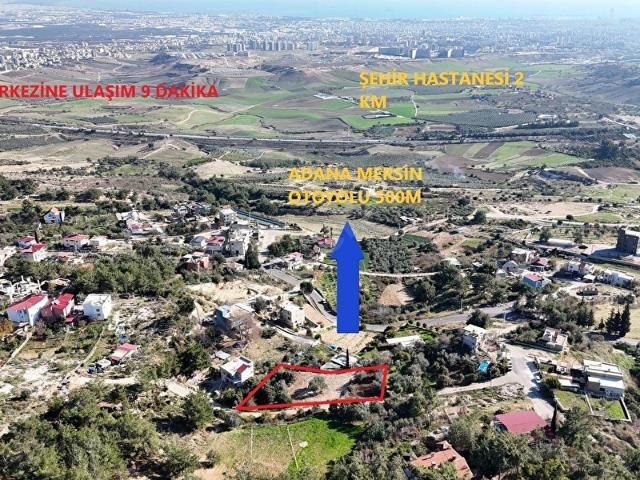 Mersin Toroslar Buluklu Mahallesi PANORAMİK DENİZ MANZARALI SATILIK ARSA