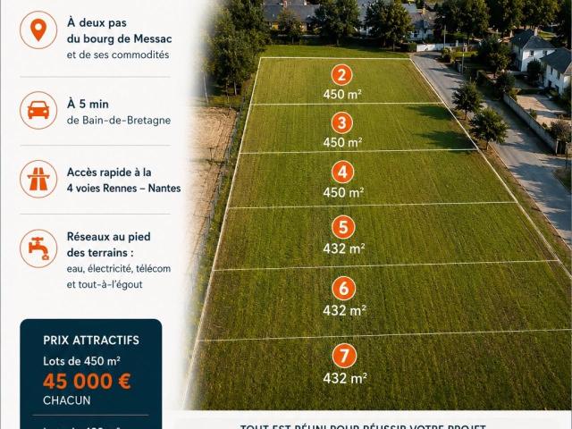 Messac Vente Terrain 35