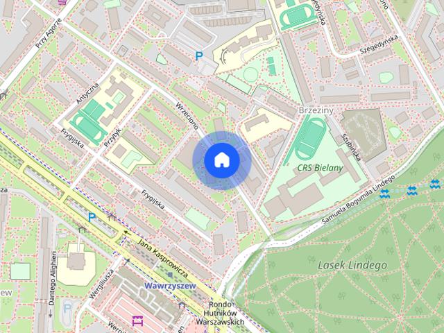 Metro Wawrzyszew: klimatyzowane, 2 pokoje w nowym apartamentowcu