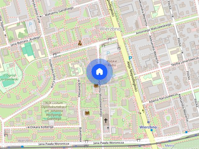 Metro Wierzbno 5 min | Oddzielna kuchnia | Od już