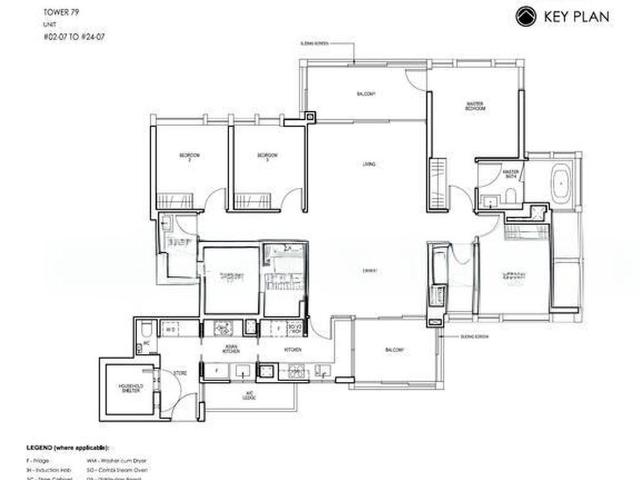Meyer Mansion D15, Apartment