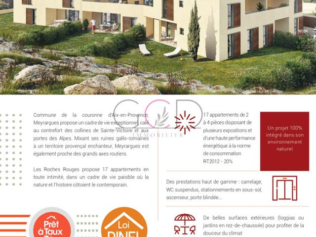 Meyrargues, Programme Neuf, Les Roches Rouges, appartement T