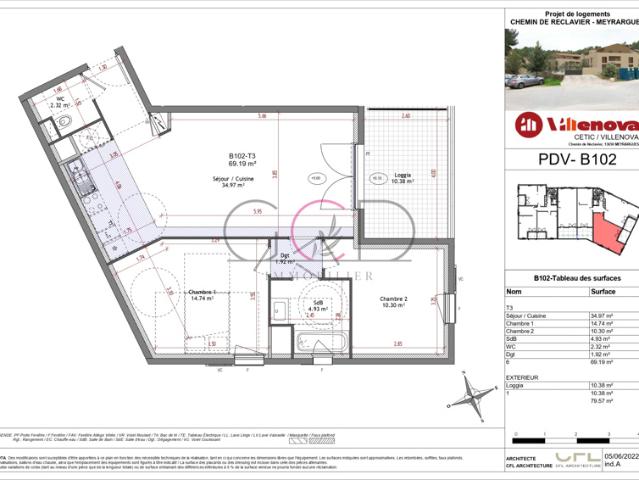 Meyrargues, Programme Neuf, Les Roches Rouges, appartement T