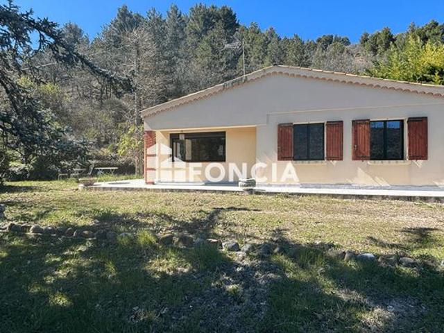 MEZEL, Maison de plain pied de type 4 avec terrain