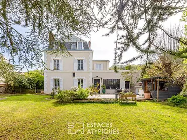 Mézières sur Seine 78970 Achat / Vente maison 10 pièces t10 terrasse cave