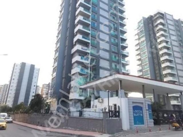Mezitli'de Havuzlu Locca Suite'te Eşyalı 1+1 Kiralık Daire