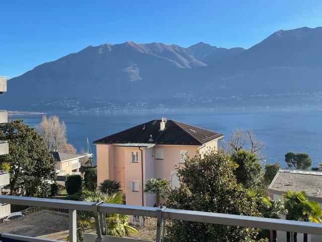MINUSIO, Wir mieten 21/2 Zimmer mit Seeblick