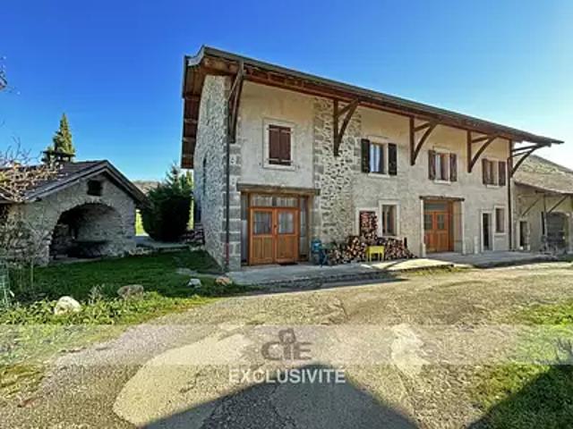 Minzier 74270 Achat / Vente maison 8 pièces t8 jardin terrasse