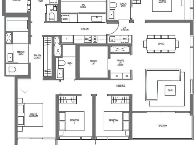 Midtown Modern D7, Apartment
