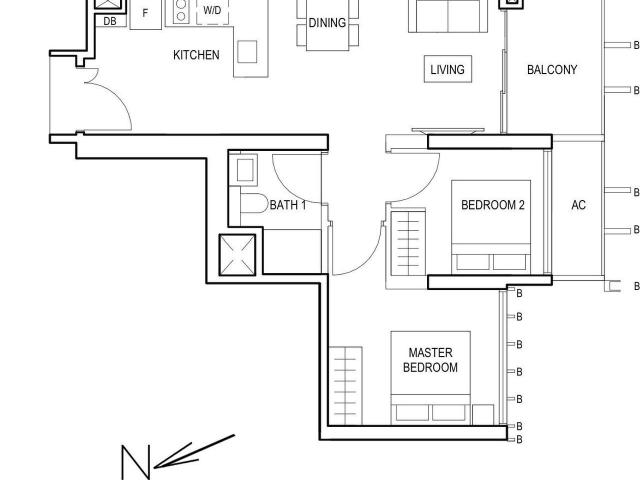 Midwood D23, Condominium