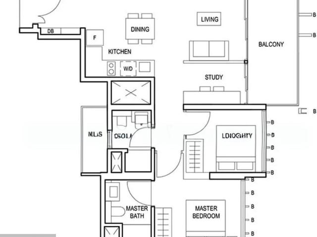 Midwood D23, Condominium