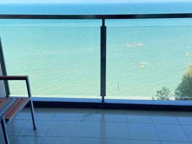 Mid floor direct sea view fully furnished movein condition