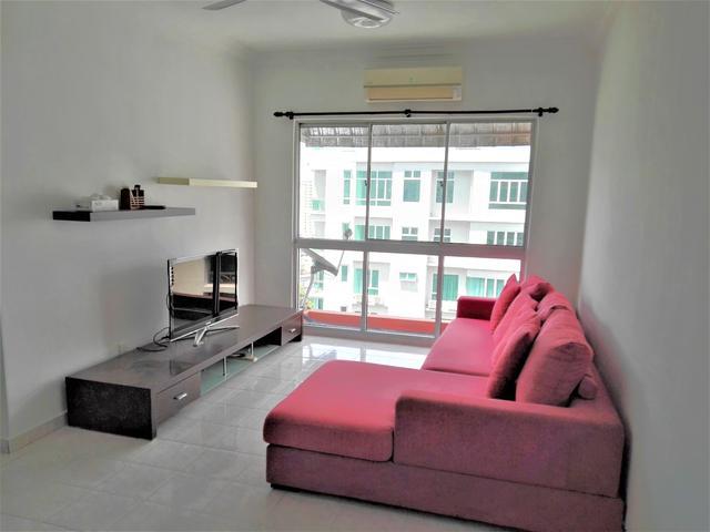 Mid floor partially furnished well maintained
