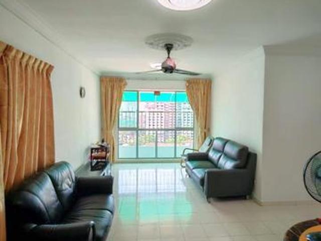 Mid floor partially furnished well maintained