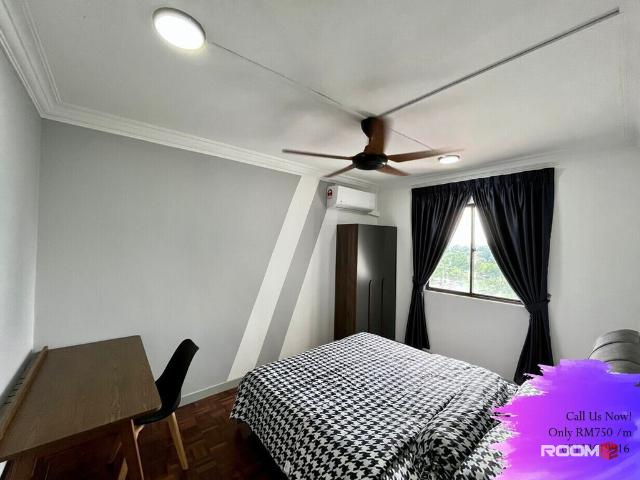 Middle Room at Kenanga Point, Pudu KL Walking Distance to LRT Pudu Hang Tuah Monorail KWC