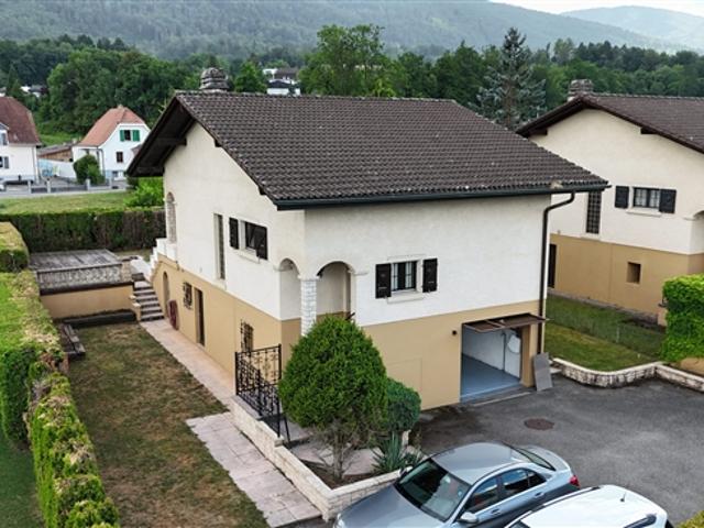 Miete in Courrendlin 6,5 Zimmer Haus von 125 m² mit Garten