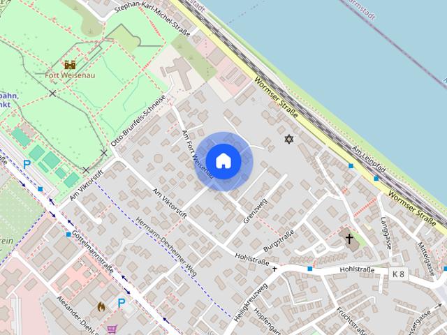 MIETE: Mainz Weisenau, Neubauwohnung, 3 Zimmer, mit Balkon, EBK und Stellplatz