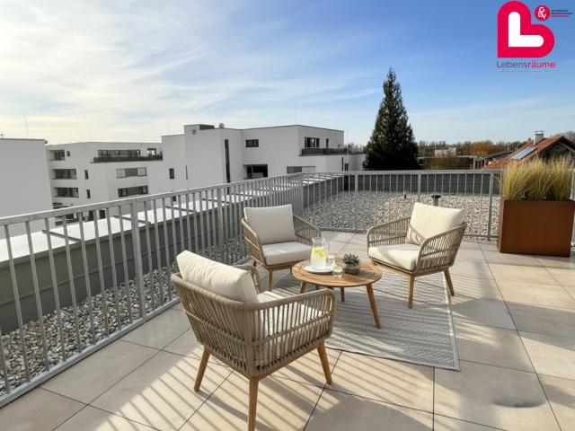 MIETE* Stadtquartier Schärding 2 Zimmer Wohnung Dachterrasse+Loggia / Haus 30B / TOP 17