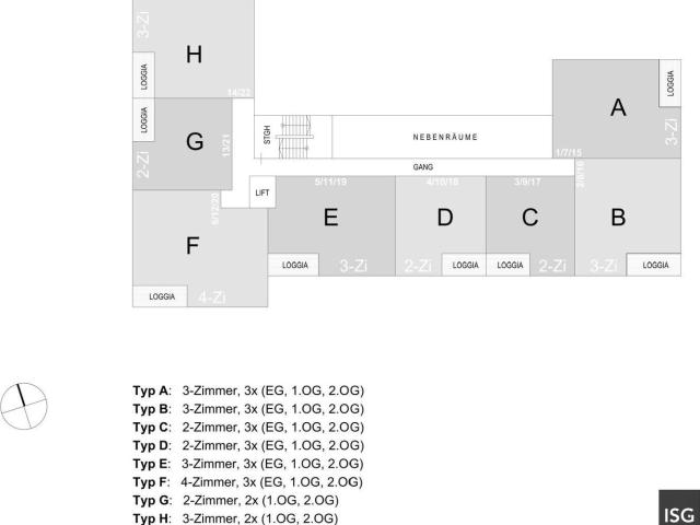 Mietkauf Neubau Bezug Ende 2026 Top 14 mit 3 Zimmer im 1. Og