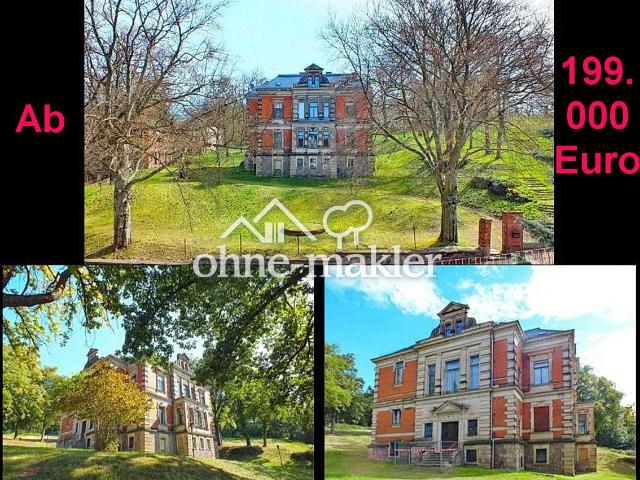 Mietkauf/Ratenzahlung Villa, Haus, Garagen in grüner Stadtmitte provisionsfrei, Mindestpreis von