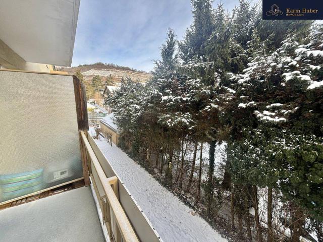 Mietwohnung mit Blick auf die Weinberge in Weidling