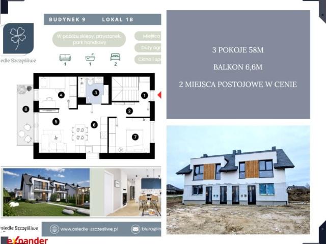 Miejska 58 m², Siemianice