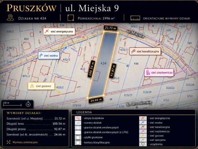 Miejska 9 1 997 m², Pruszków