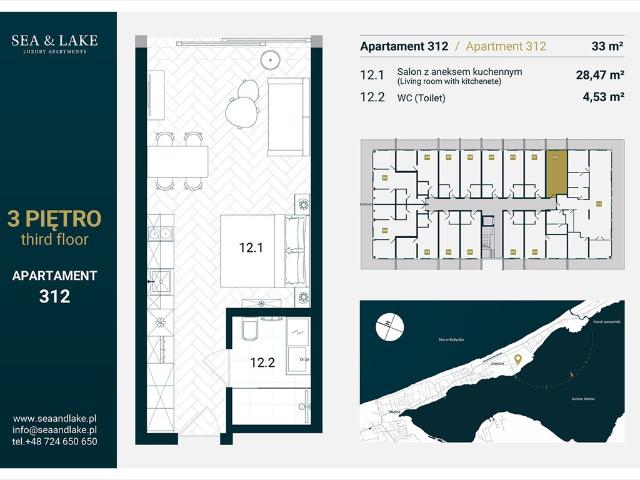 Mielno, Unieście, Sosnowy Las 15, 31m2