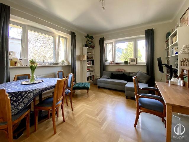 Mieszkanie m2 z oddzielną kuchnią 46 m² na wynajem ul. Styki, Saska Kępa Praga Południe Saska Kępa