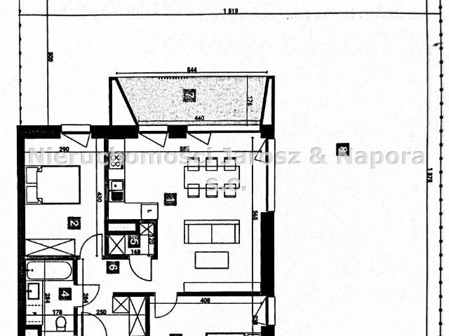Mieszkanie na sprzedaż 3 pokoje Częstochowa, 62,49 m2, parter