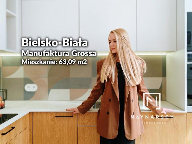 Mieszkanie na sprzedaż 3 pokoje Bielsko Biała, 63,09 m2, 2 piętro