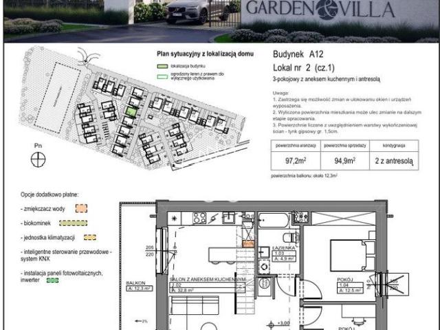 Mieszkanie na sprzedaż 3 pokoje bydgoski, 94,90 m2, 1 piętro