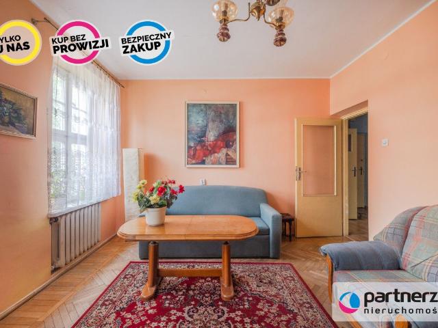 Mieszkanie na sprzedaż 3 pokoje Gdańsk Śródmieście, 55,50 m2, 1 piętro